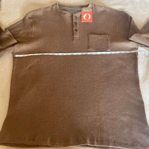 The American Outdoorsman Long Sleeve Button Waffle Shirt - Size XL - Picture 9 of 13